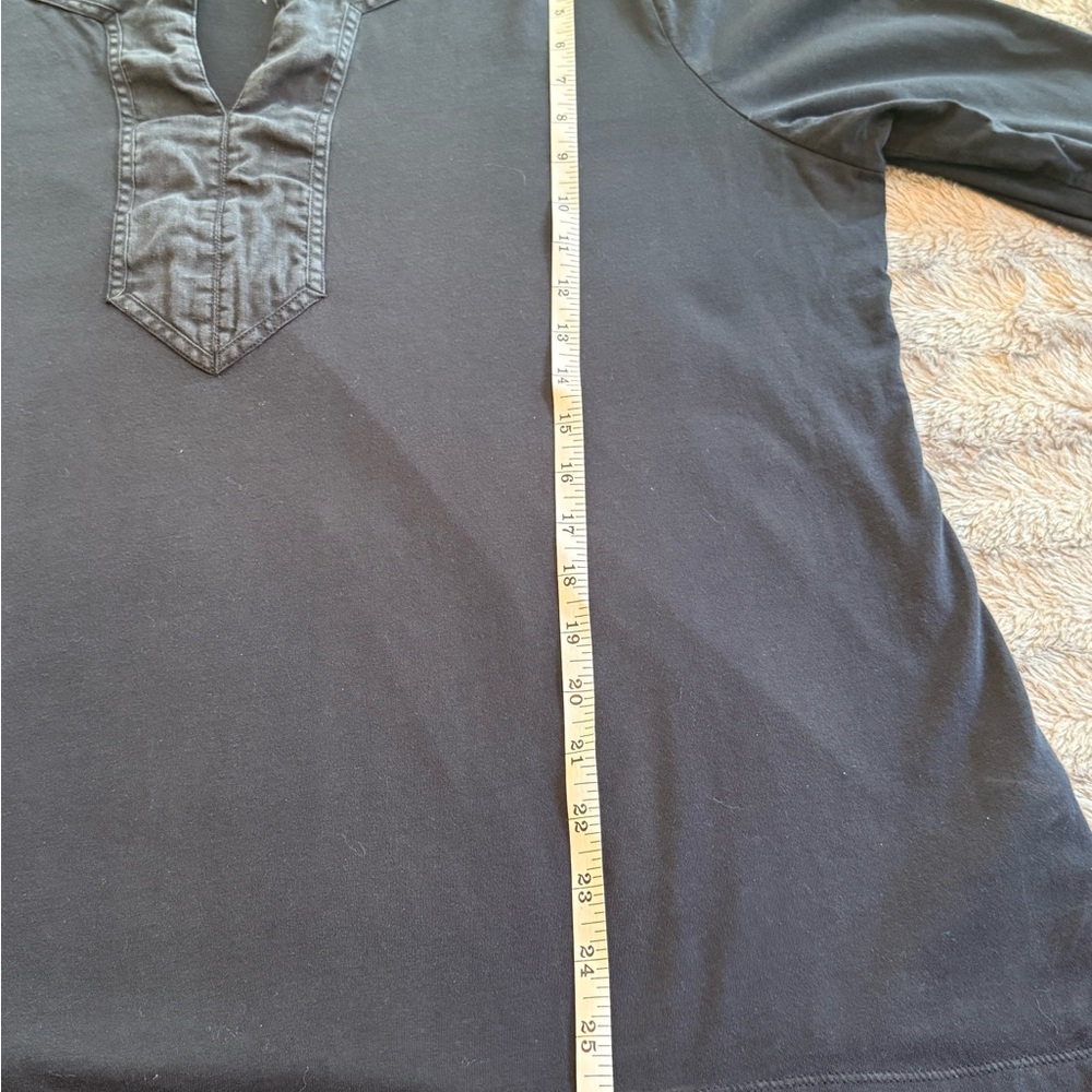 Lauren Ralph Lauren Tunic Womens 3X Black Pullover Blouse - Picture 7 of 12